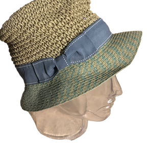 Straw style paper hat